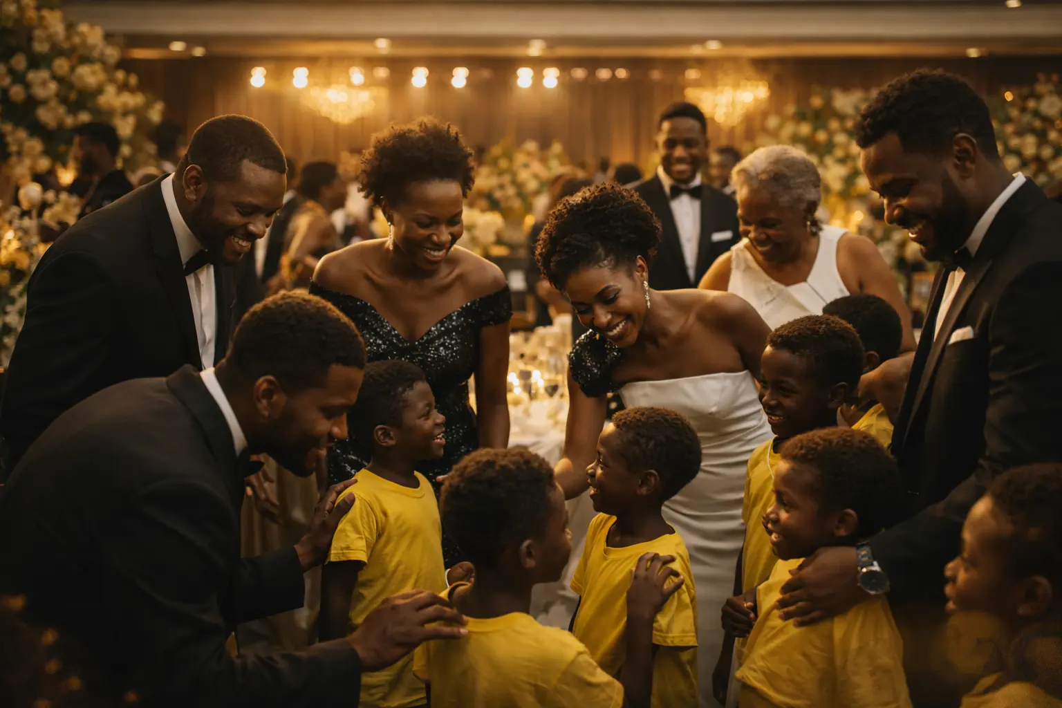 Fundraising gala moments