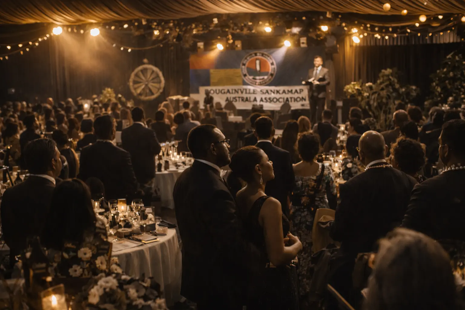 Black & White Ball gala night