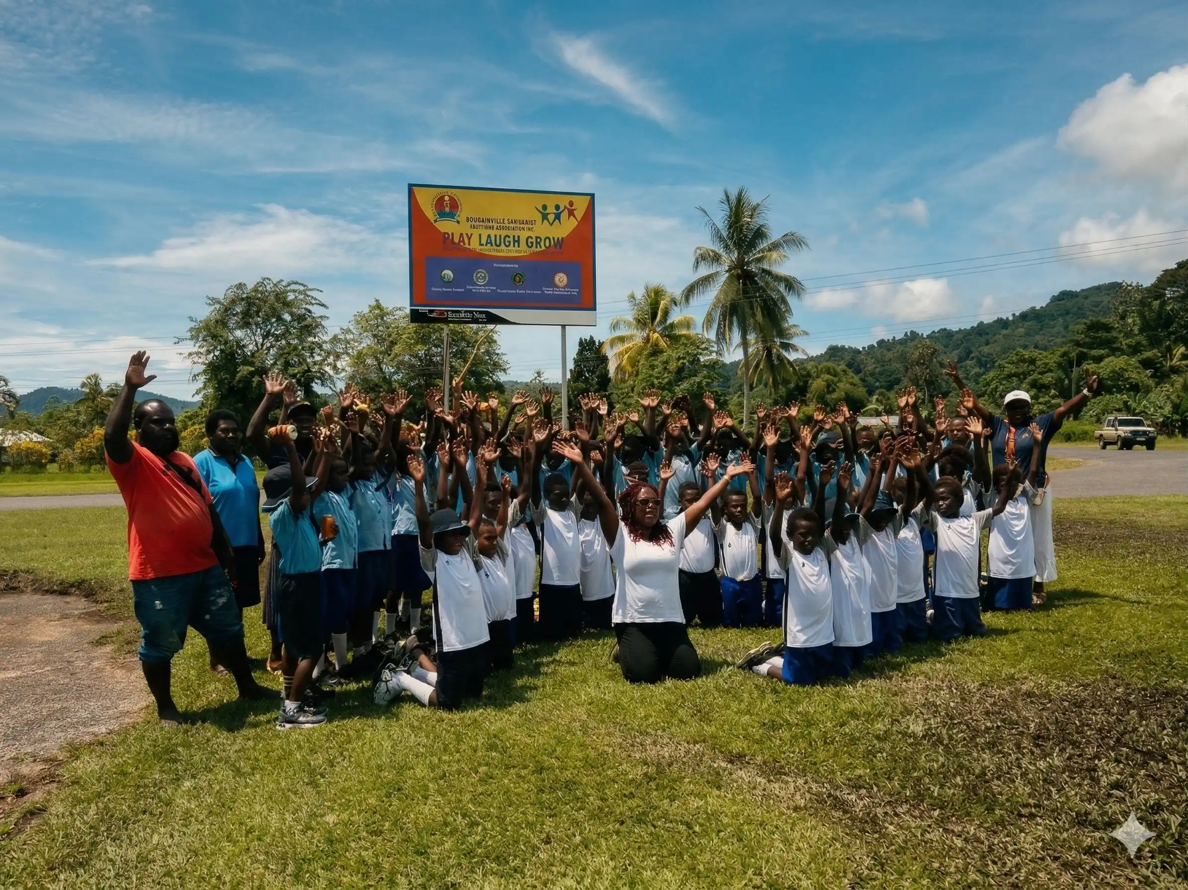 Playground installation work