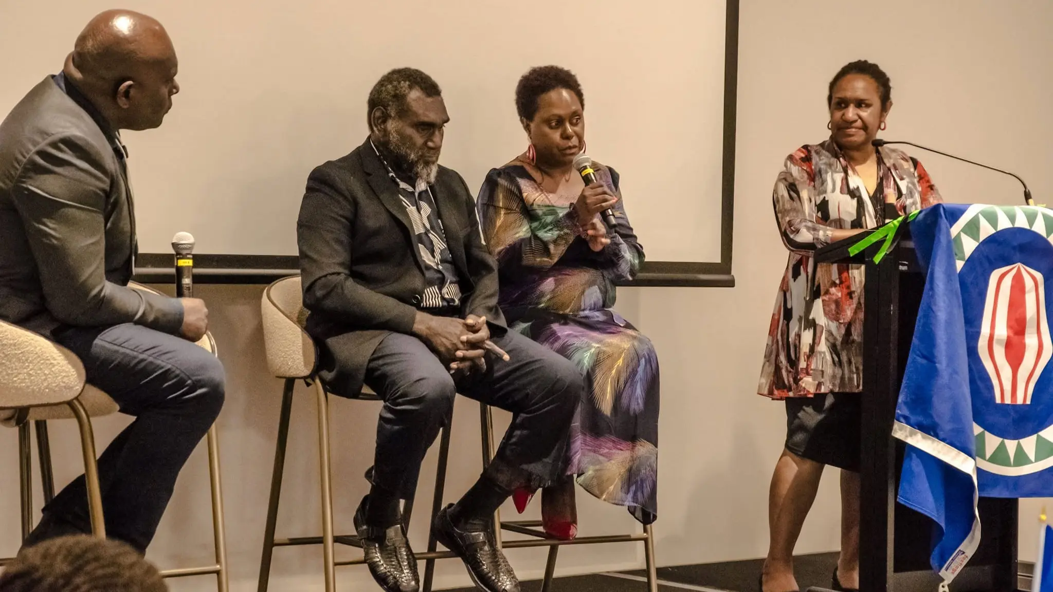 Volunteers helping community